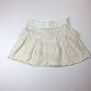 Laura Driz Skirt Mini White 24. Size approx small